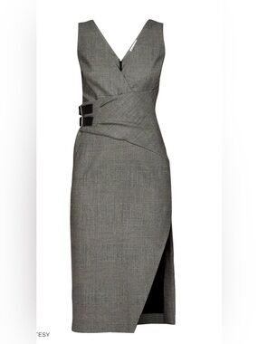  Altuzarra  Prince of Wales-checked wool-blend  dress